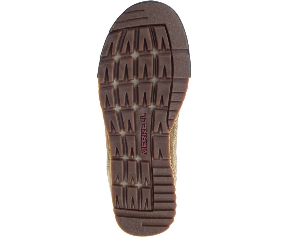 Merrell Sneakers Brown - Burnt Rock Travel Suede - Mens 43VFRMTAK